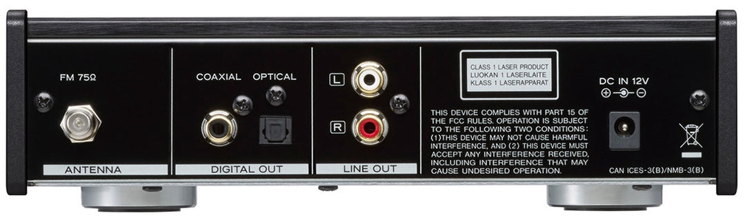TEAC PD-301DAB-X/B, DAB+/FM und CD-Player (Schwarz)
