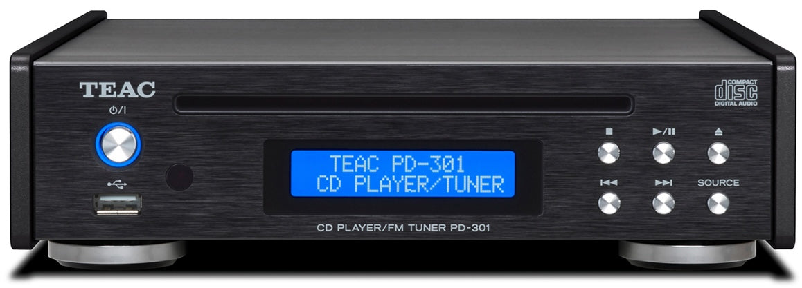 TEAC PD-301DAB-X/B, DAB+/FM und CD-Player (Schwarz)
