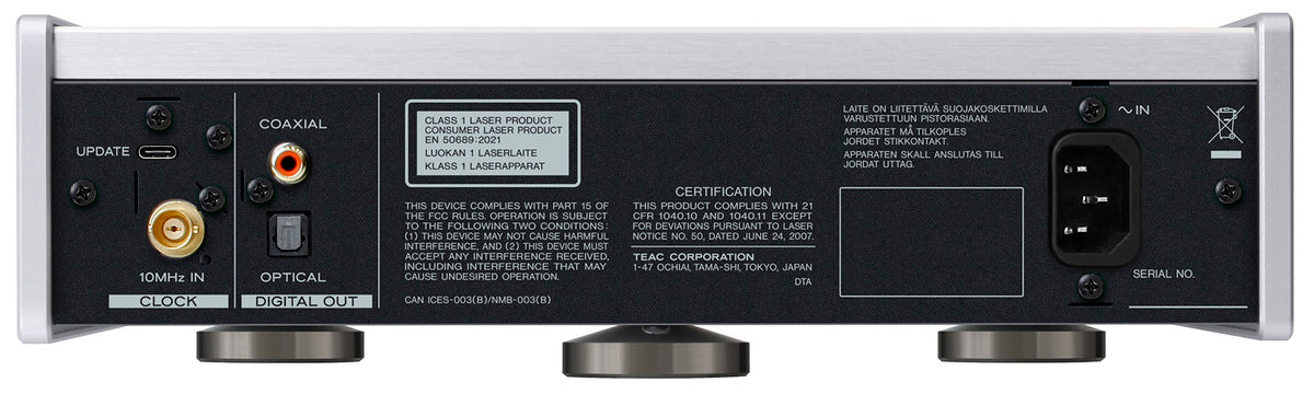 TEAC PD-505T CD-Player (Silber)