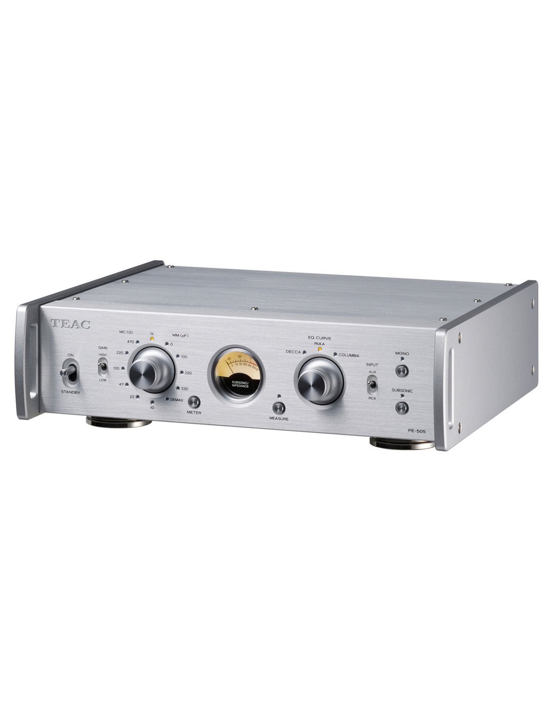 TEAC PE-505 Phono-Vorverstärker (Silber)