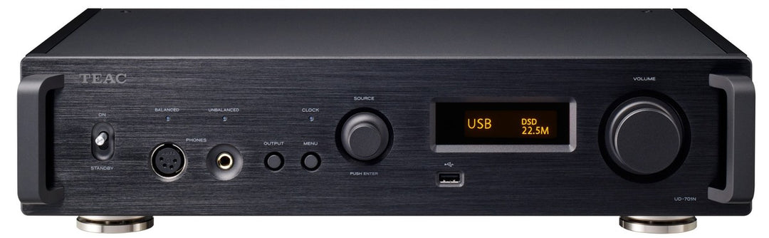 TEAC UD-701N Netzwerk-DAC-Vorverstärker (Schwarz)