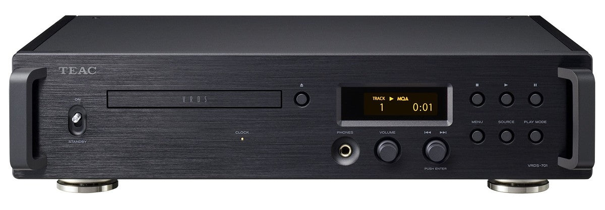 TEAC VRDS-701 CD-Player (Schwarz)