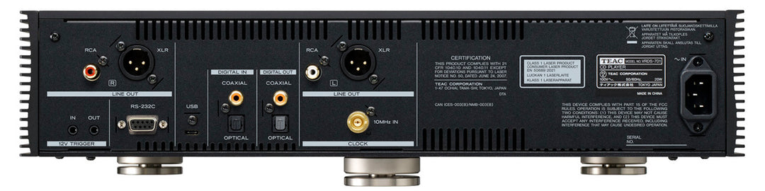 TEAC VRDS-701 CD-Player (Schwarz)