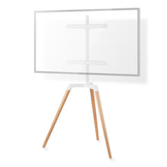 TV Bodenständer (Weiß, Buche, 50-65")