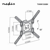 TV-Wandhalterung vollbeweglich 23 - 55 " 30 kg