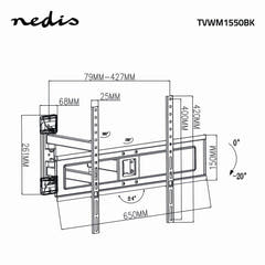 TV Halterung Voll Beweglich (37-70", 25kg)