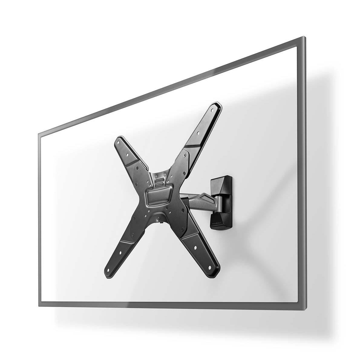 TV-Wandhalterung vollbeweglich 26 - 42 " 30 kg Silber/Schwarz