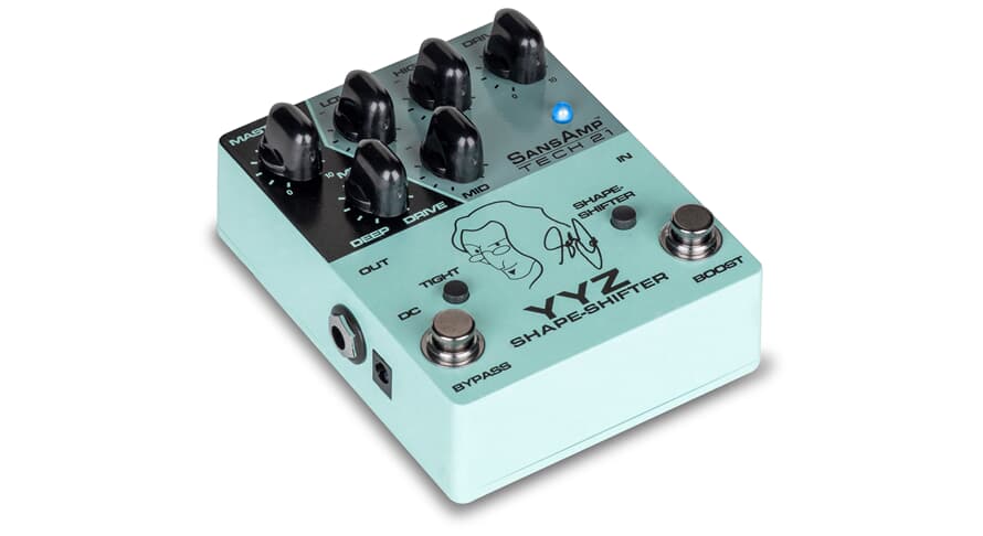 Tech 21 SansAmp YYZ Shape Shifter Pedal, Geddy Lee