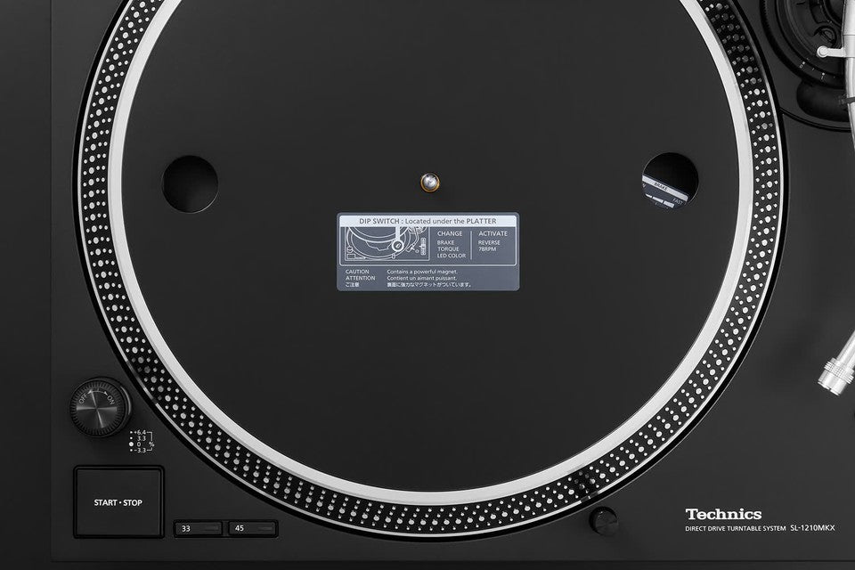 Technics SL-1210 MK7 Plattenspieler (Schwarz)