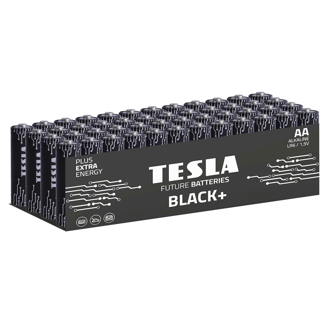 Tesla Black+ AA Batterien (48 stk)