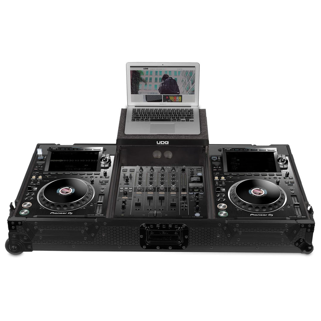 UDG Ultimate Flight Case Set Pioneer CDJ-3000/900NXS2 Schwarz Plus (L&W)