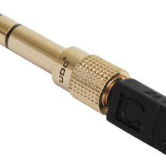 UDG Ultimate Kopfhörer-Klinkenadapter Stecker 3.5mm (1/8”) auf 6.35mm (1/4”)