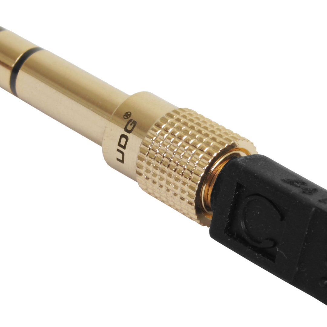 UDG Ultimate Kopfhörer-Klinkenadapter Stecker 3.5mm (1/8”) auf 6.35mm (1/4”)