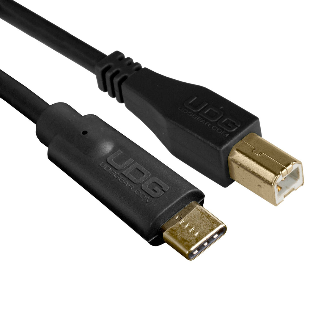 UDG Ultimate Audio Cable USB 2.0 C-B Schwarz Straight 1,5 m