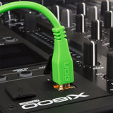 UDG Ultimate Audio Cable USB 2.0 C-B Grün Straight 1,5 m