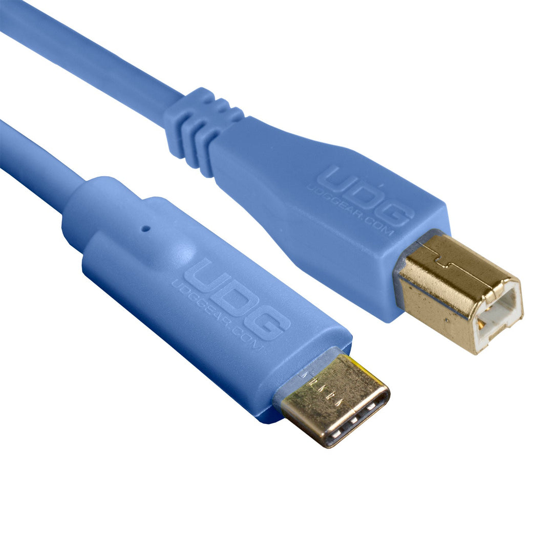 UDG Ultimate Audio Cable USB 2.0 C-B Blau Straight 1,5 m