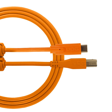 UDG Ultimate Audio Cable USB 2.0 C-B Orange Straight 1,5 m