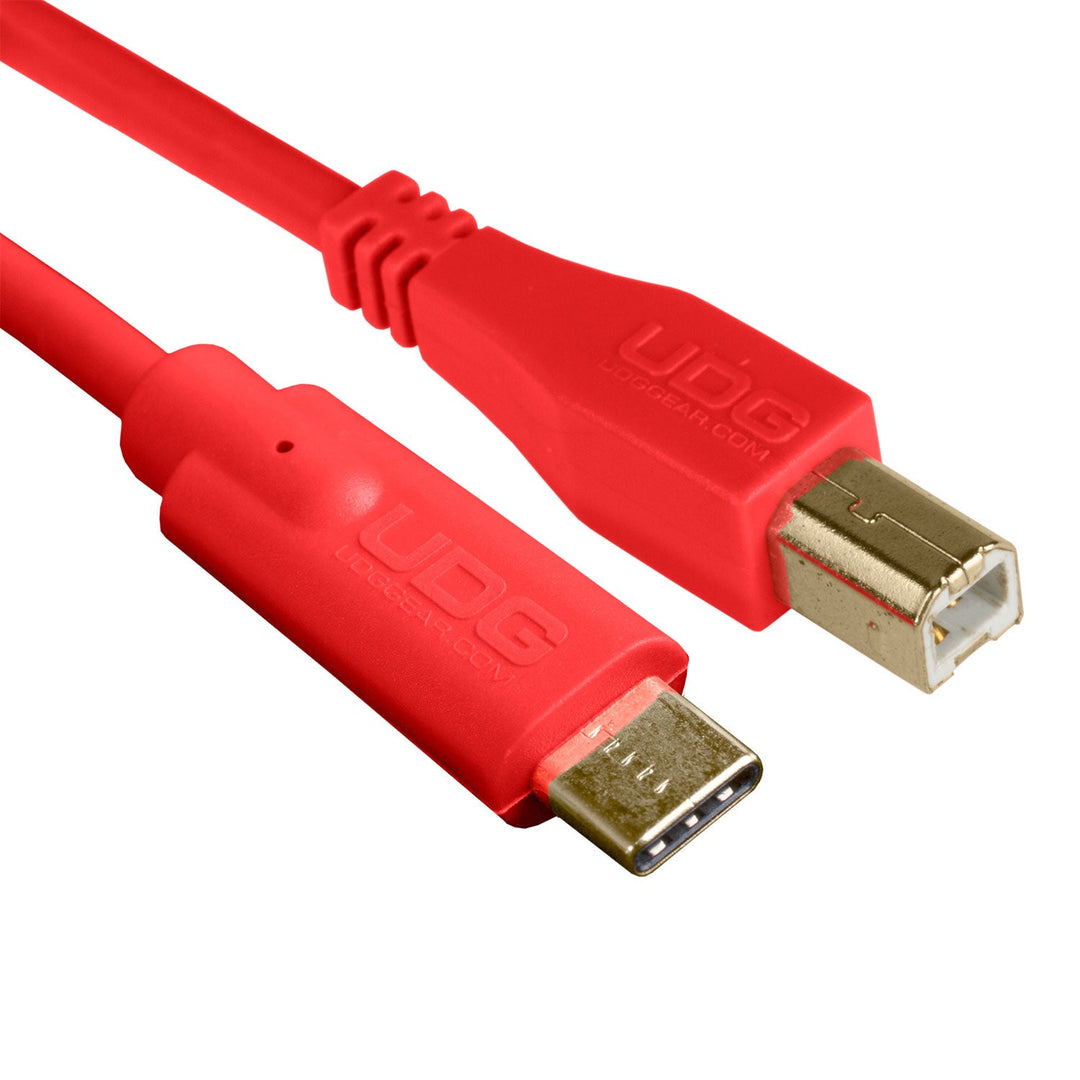UDG Ultimate Audio Cable USB 2.0 C-B Rot Straight 1,5 m
