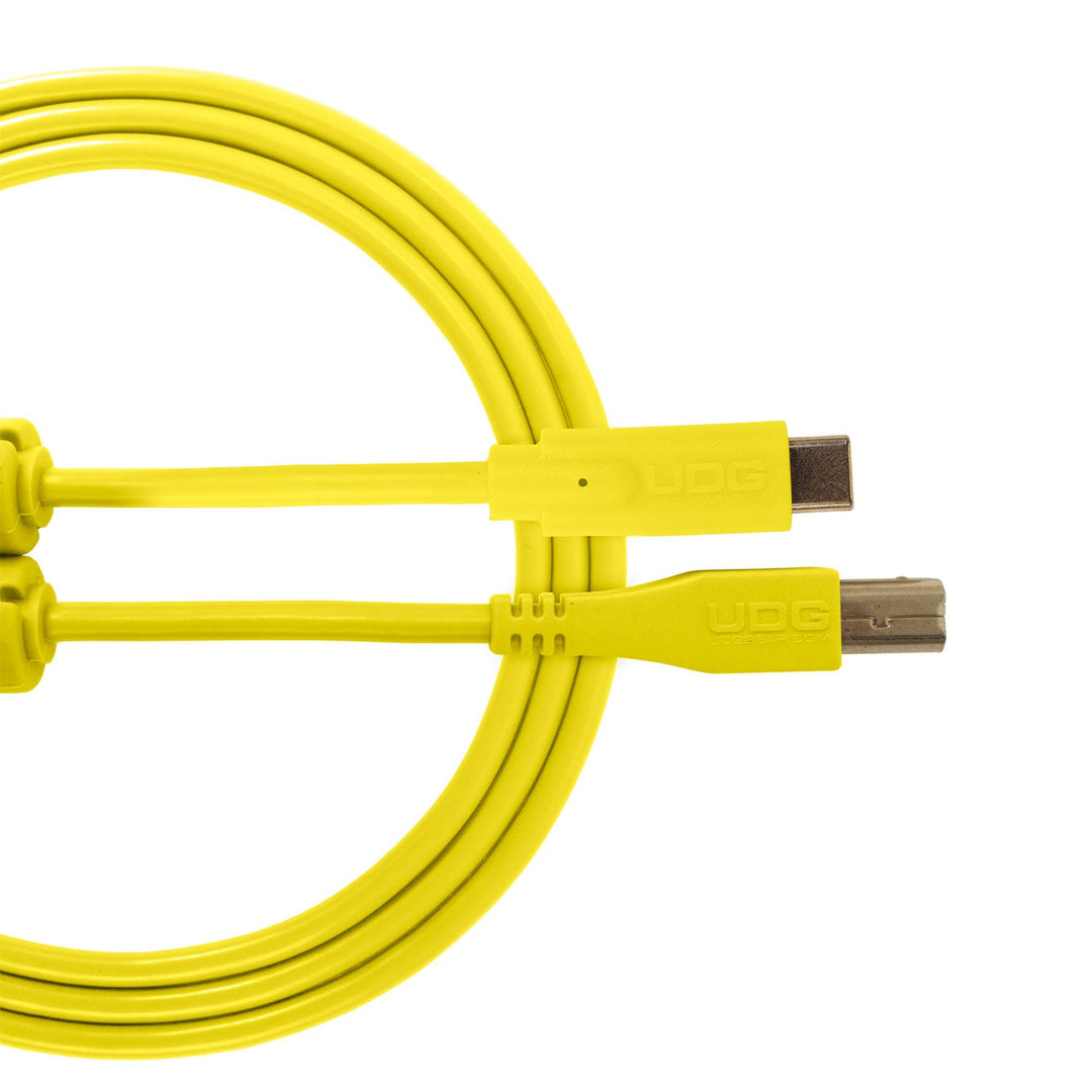 UDG Ultimate Audio Cable USB 2.0 C-B Gelb Straight 1,5 m