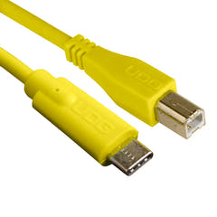 UDG Ultimate Audio Cable USB 2.0 C-B Gelb Straight 1,5 m