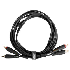 UDG Ultimate Audio Cable Set RCA - RCA Schwarz Straight 3 m