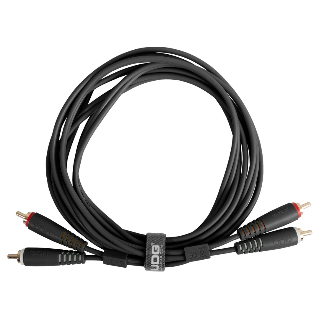 UDG Ultimate Audio Cable Set RCA - RCA Schwarz Straight 3 m