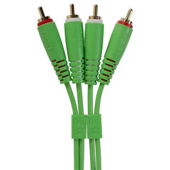 UDG Ultimate Audio Cable Set RCA - RCA Grün Straight 3 m