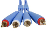 UDG Ultimate Audio Cable Set RCA - RCA Blau Straight 3 m