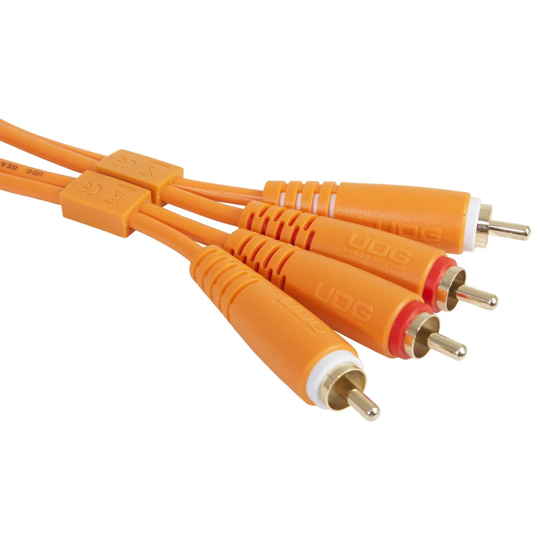 UDG Ultimate Audio Cable Set RCA - RCA Orange Straight 3 m