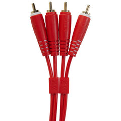 UDG Ultimate Audio Cable Set RCA - RCA Rot Straight 3 m