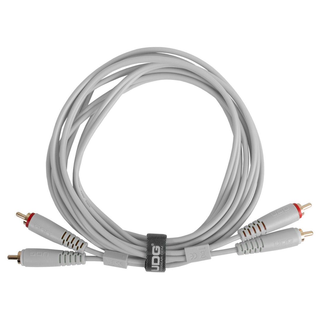 UDG Ultimate Audio Cable Set RCA - RCA Weiß Straight 3 m