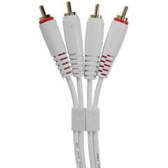 UDG Ultimate Audio Cable Set RCA - RCA Weiß Straight 3 m