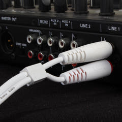 UDG Ultimate Audio Cable Set RCA - RCA Weiß Straight 1,5 m