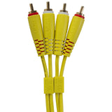 UDG Ultimate Audio Cable Set RCA - RCA Gelb Straight 3 m