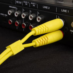 UDG Ultimate Audio Cable Set RCA - RCA Gelb Straight 1,5 m