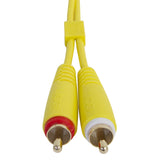 UDG Ultimate Audio Cable Set RCA - RCA Gelb Straight 1,5 m