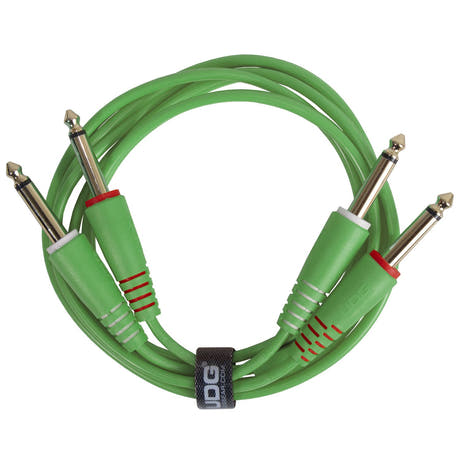 UDG Ultimate Audio Cable Set 1/4'' Jack-1/4'' Jack Grün Gerade 1,5m