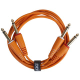 UDG Ultimate Audio Cable Set 1/4'' Jack-1/4'' Jack Orange Gerade 3m