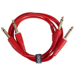 UDG Ultimate Audio Cable Set 1/4'' Jack-1/4'' Jack Rot Gerade 3m