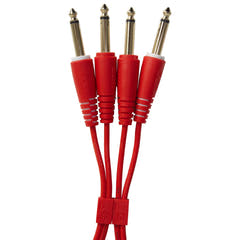 UDG Ultimate Audio Cable Set 1/4'' Jack-1/4'' Jack Rot Gerade 1,5m