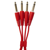 UDG Ultimate Audio Cable Set 1/4'' Jack-1/4'' Jack Rot Gerade 1,5m