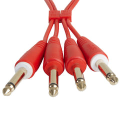 UDG Ultimate Audio Cable Set 1/4'' Jack-1/4'' Jack Rot Gerade 1,5m