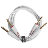 UDG Ultimate Audio Cable Set 1/4'' Jack-1/4'' Jack Weiß Gerade 3m