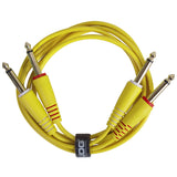 UDG Ultimate Audio Cable Set 1/4'' Jack-1/4'' Jack Gelb Gerade 3m