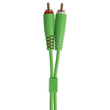 UDG Ultimate Audio Cable Set RCA Straight-RCA Angled Grün 3 m