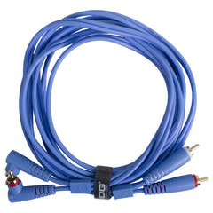 UDG Ultimate Audio Cable Set RCA Straight-RCA Angled Blau 3 m