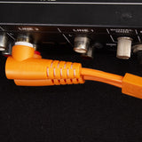 UDG Ultimate Audio Cable Set RCA Gerade-RCA Abgewinkelt Orange 3m