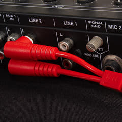 UDG Ultimate Audio Cable Set RCA Straight-RCA Angled Rot 3 m