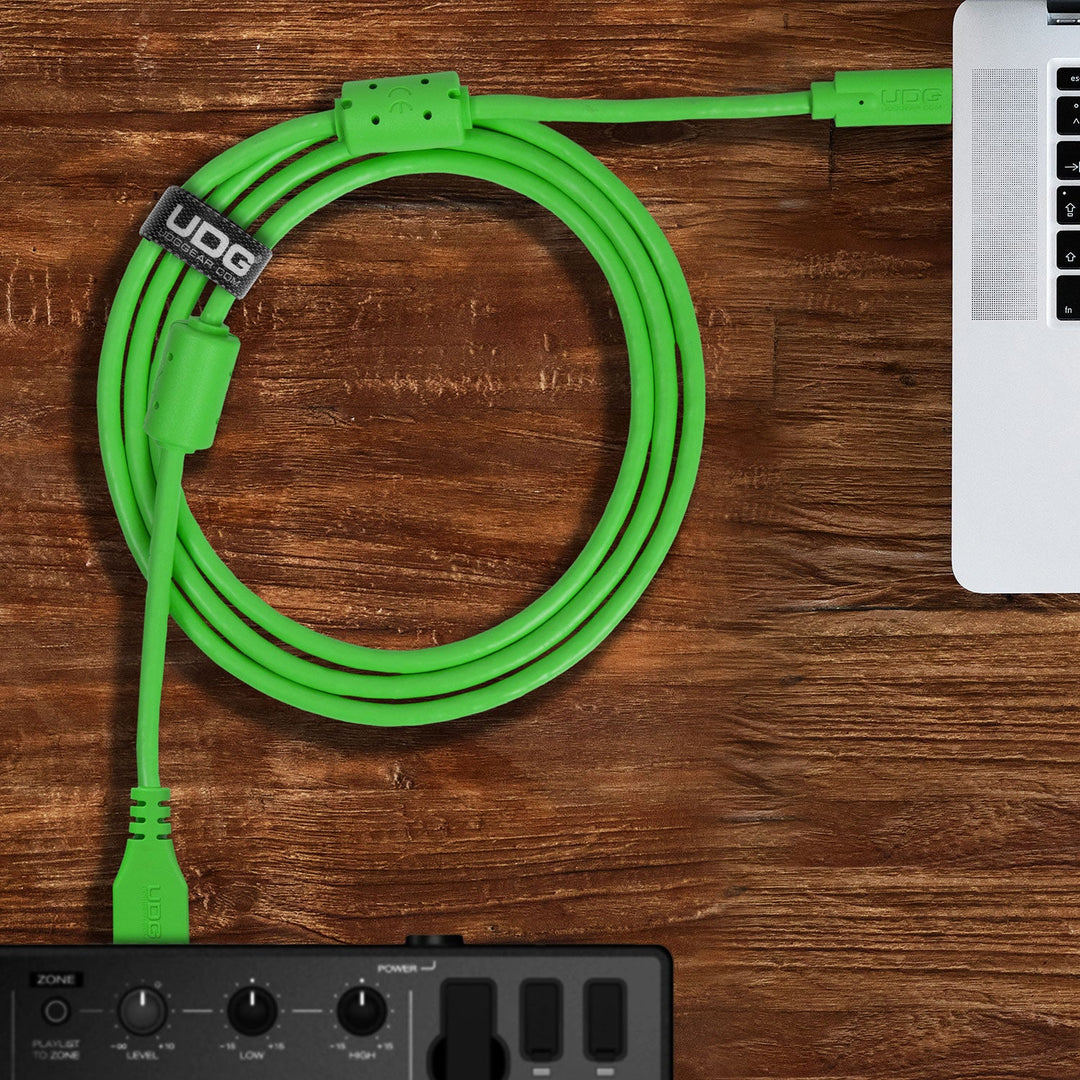 UDG Ultimate Kabel USB 3.2 C-A Grün Gerade 1,5m