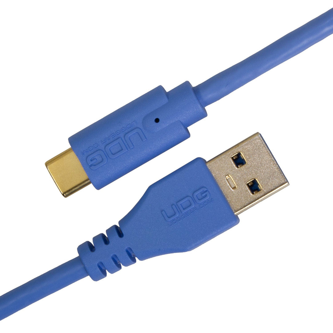 UDG Ultimate Kabel USB 3.2 C-A Blau Gerade 1,5m